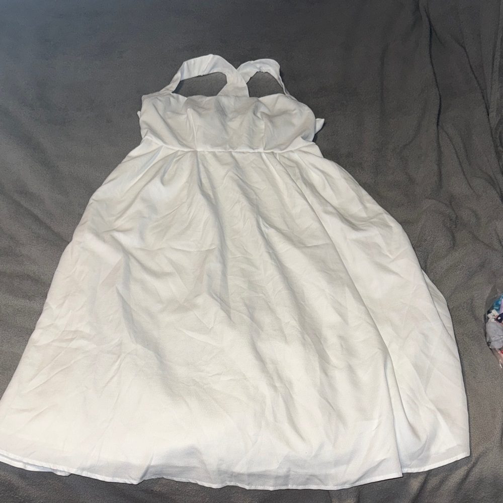 SHEIN Elegant White Kids Dress